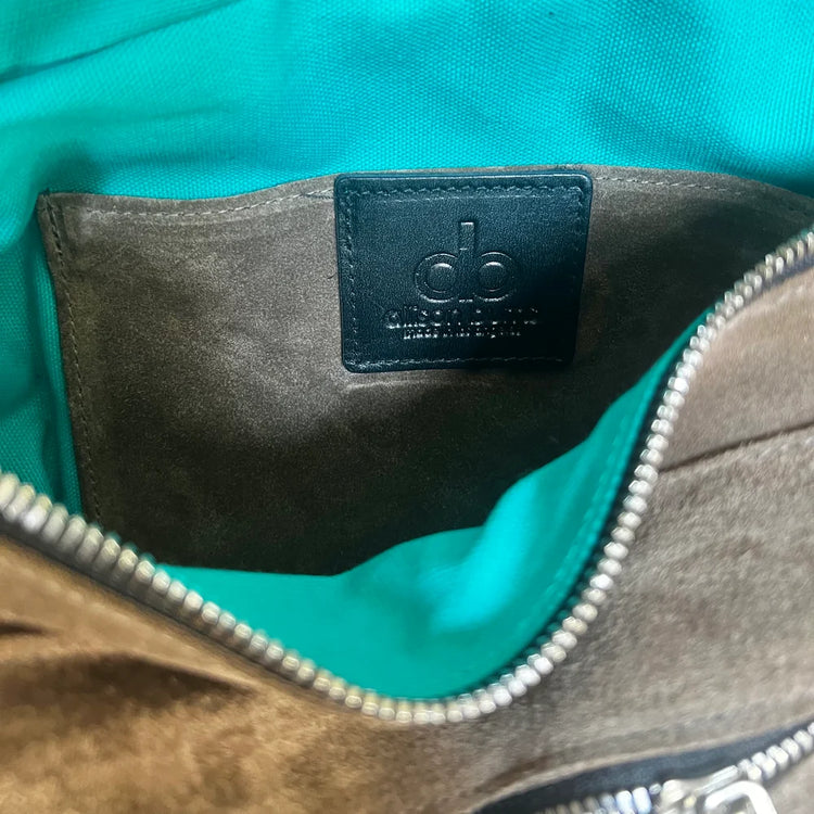 The Grey Suede Keith Bag