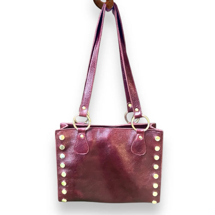 The Mini Kate Tote - in Black Snake, Crimson and White Snake