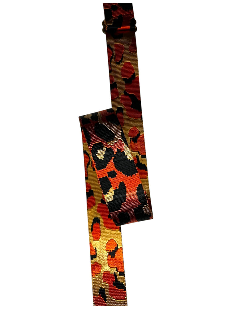 "Take me Home Tonight" Strap- Gold Leopard
