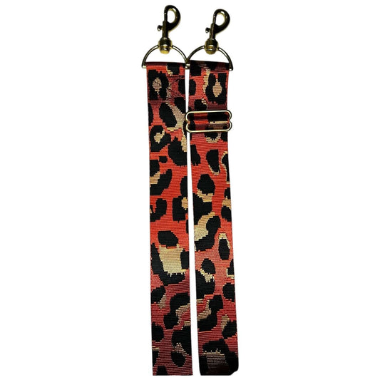"Take me Home Tonight" Strap- Gold Leopard