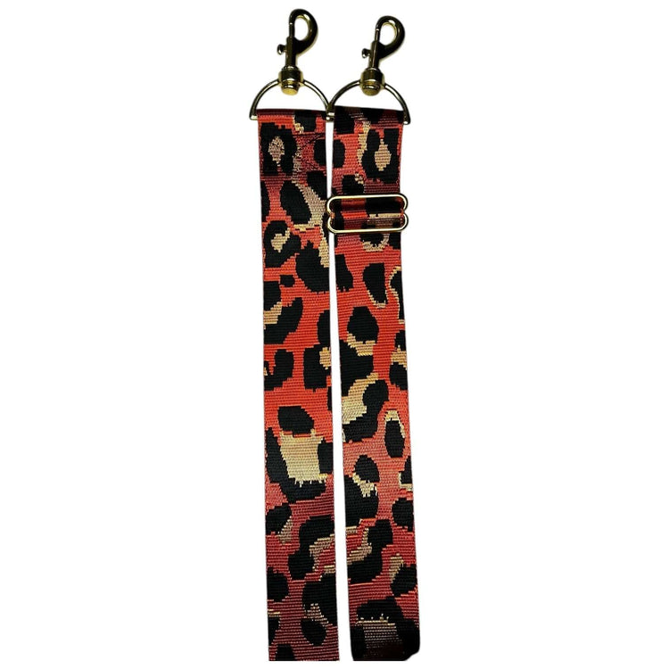 "Take me Home Tonight" Strap- Gold Leopard