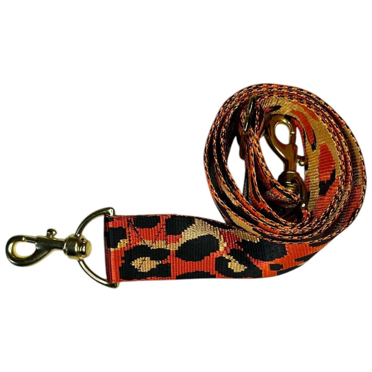"Take me Home Tonight" Strap- Gold Leopard