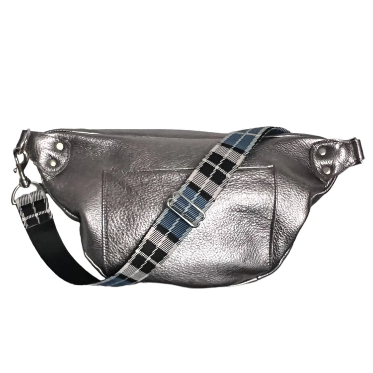The Keith Metallic Gunmetal Bag