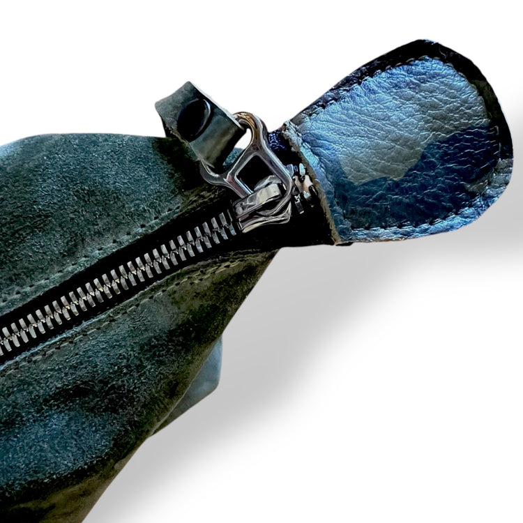 The Jagger Tote in Army Suede