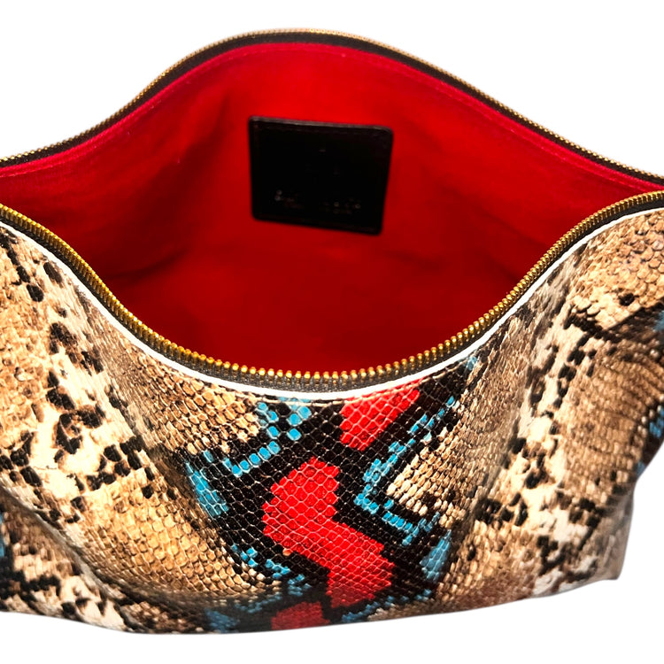 Freebird Travel Bag Set in Bowie Snakeskin w/Handles