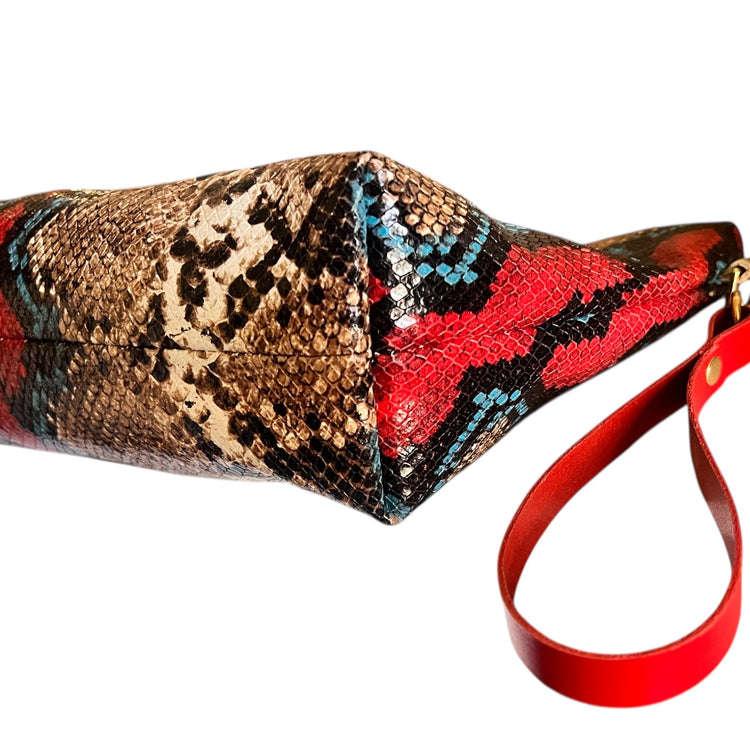 Freebird Travel Bag Set in Bowie Snakeskin w/Handles