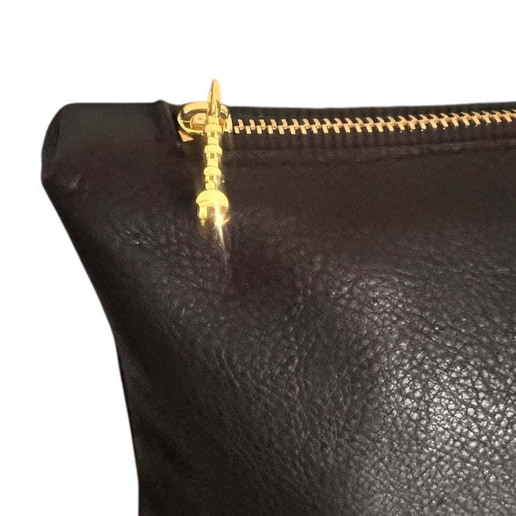 Freebird Travel Bag Set in Black Leather w/ Handles