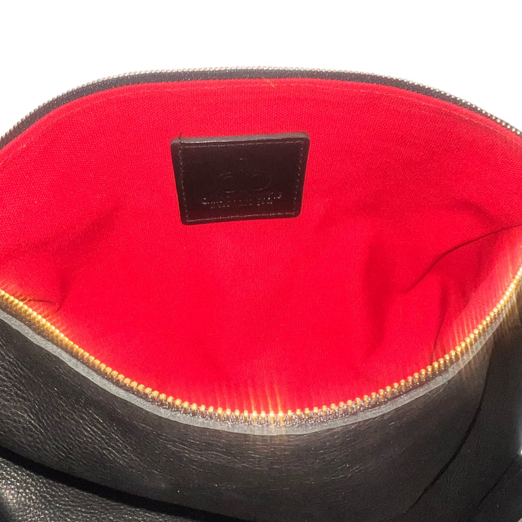 Freebird Travel Bag Set in Black Leather w/ Handles