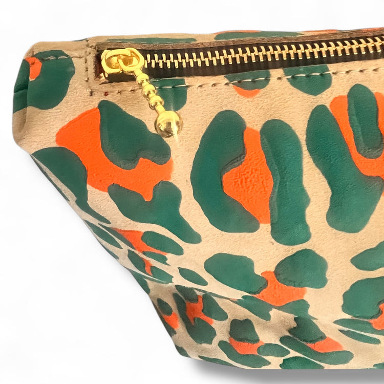 Freebird Travel Bag Set in Electric Leopard w/Handles