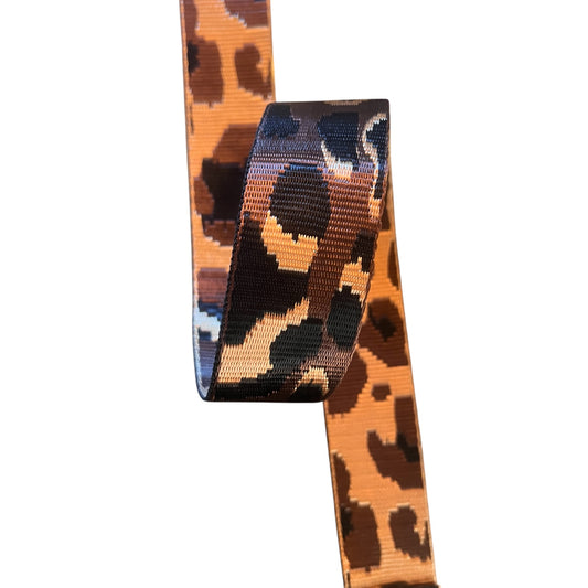 "Take me Home Tonight" Strap- Brown Leopard