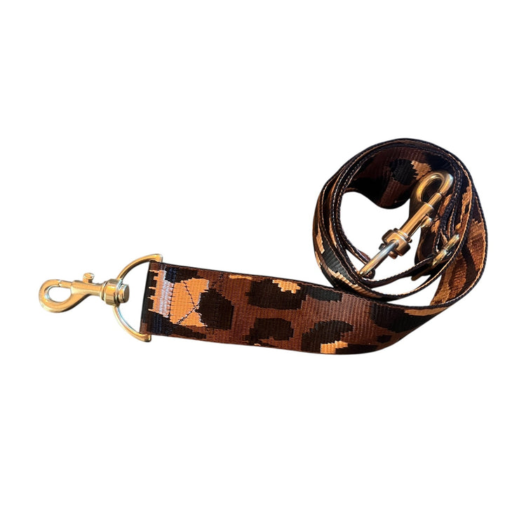 "Take me Home Tonight" Strap- Brown Leopard
