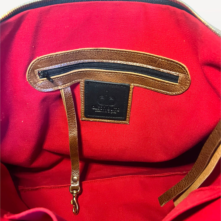 The Jagger Tote in Metallic Bronze