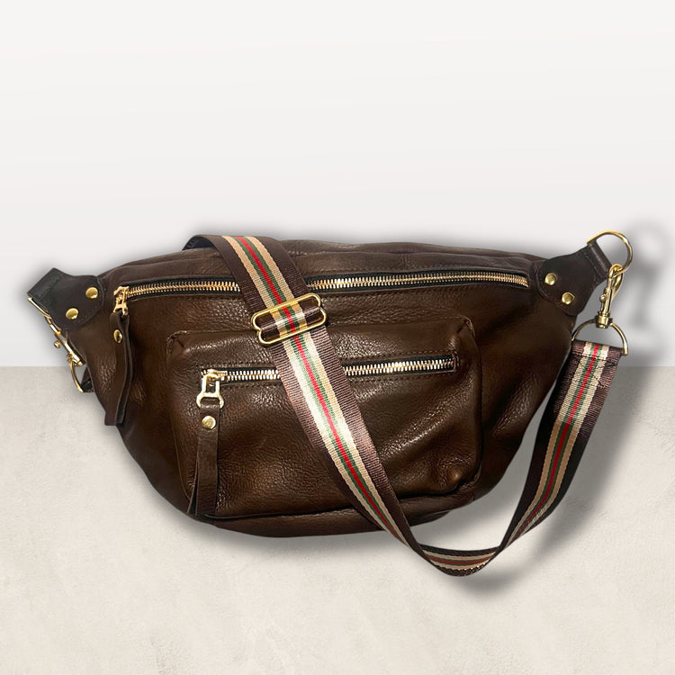The Joan Chocolate Crossbody Bag