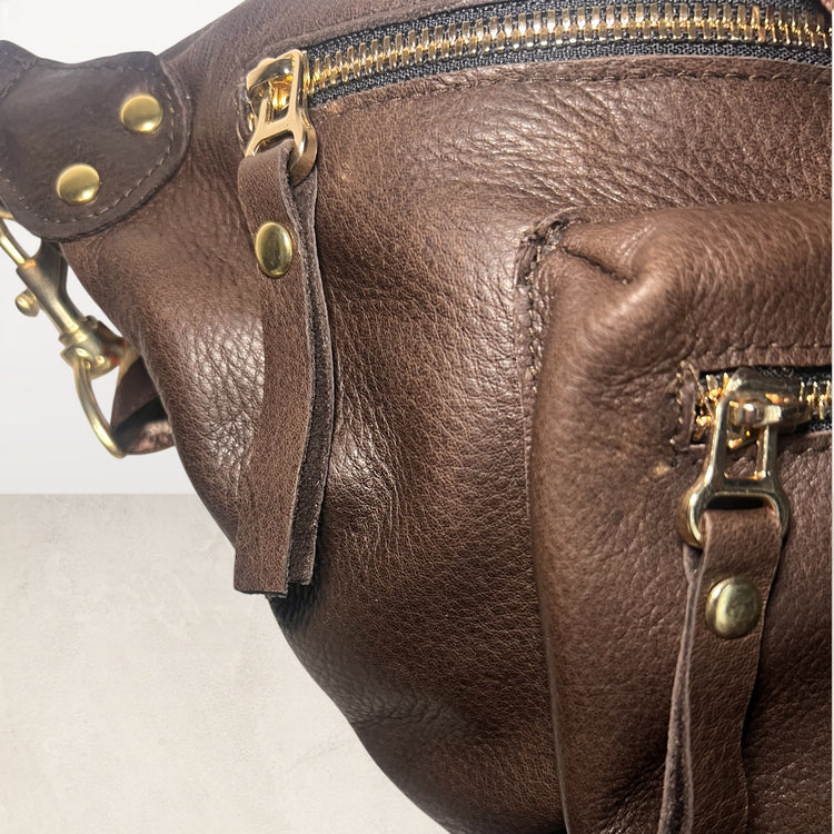 The Joan Chocolate Crossbody Bag