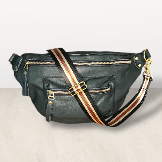 The Joan Hunter Green Crossbody Bag