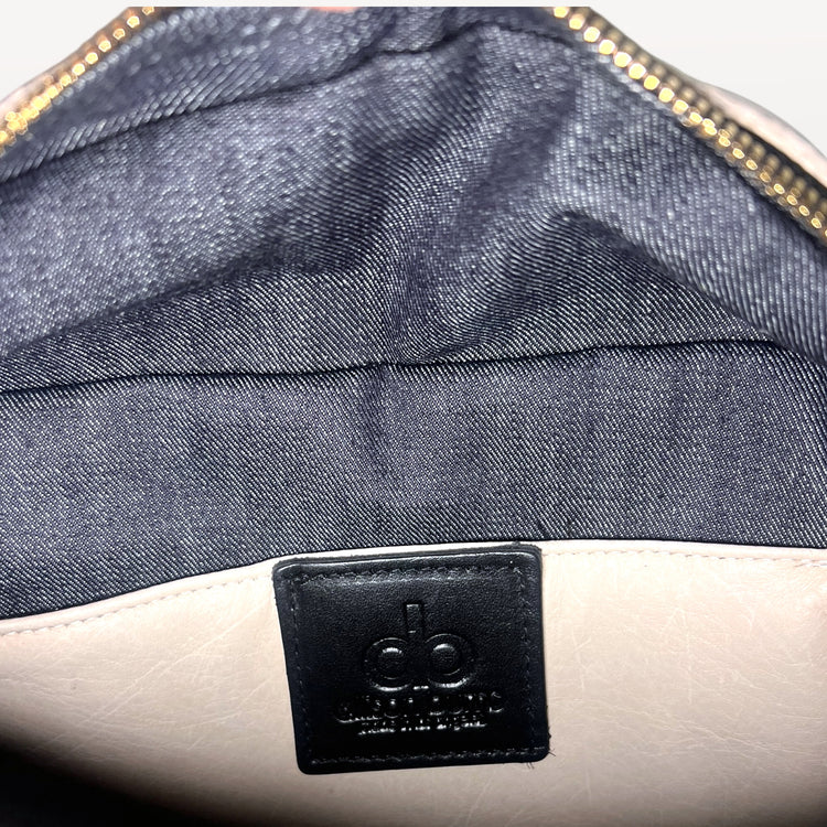 The Joan White Smoke Crossbody Bag