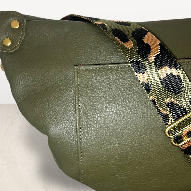 The Joan Army Crossbody Bag