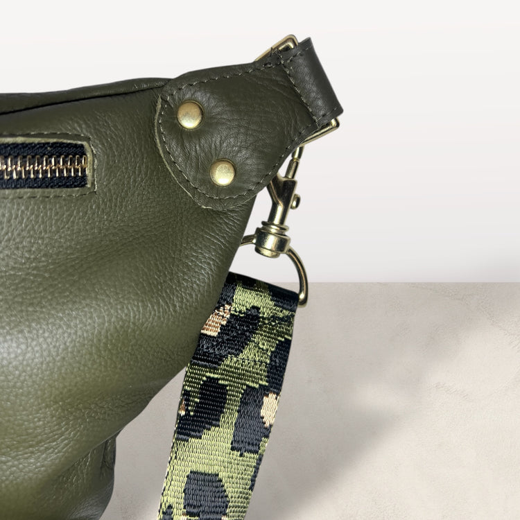 The Joan Army Crossbody Bag