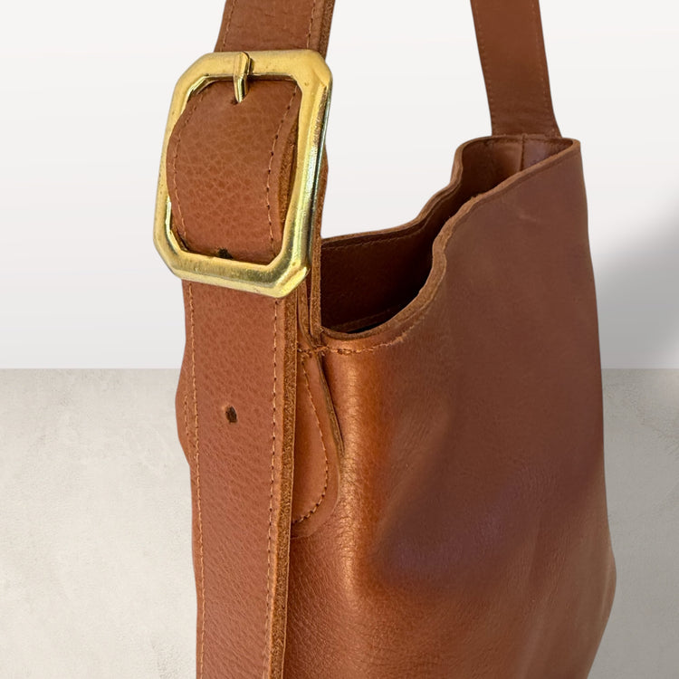 The Mini Bucket Bag in Leather