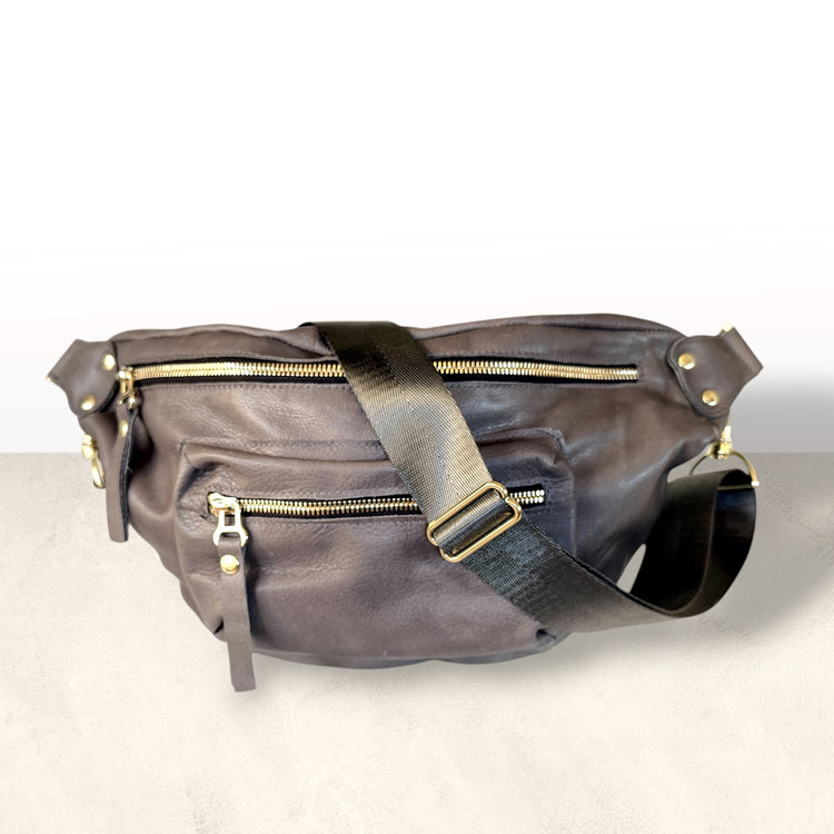 The Joan Grey Leather Bag