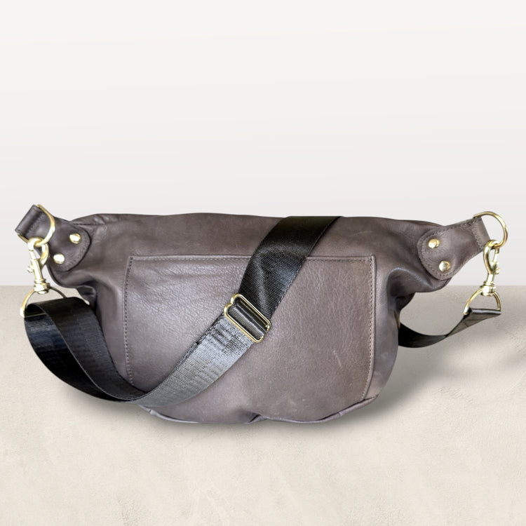 The Joan Grey Leather Bag