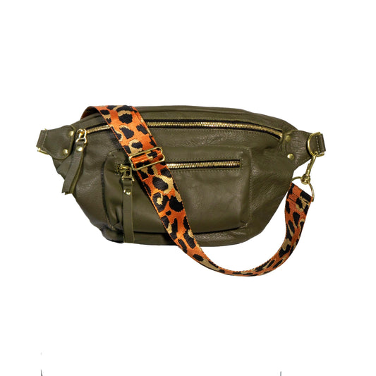 The Joan Army Crossbody Bag