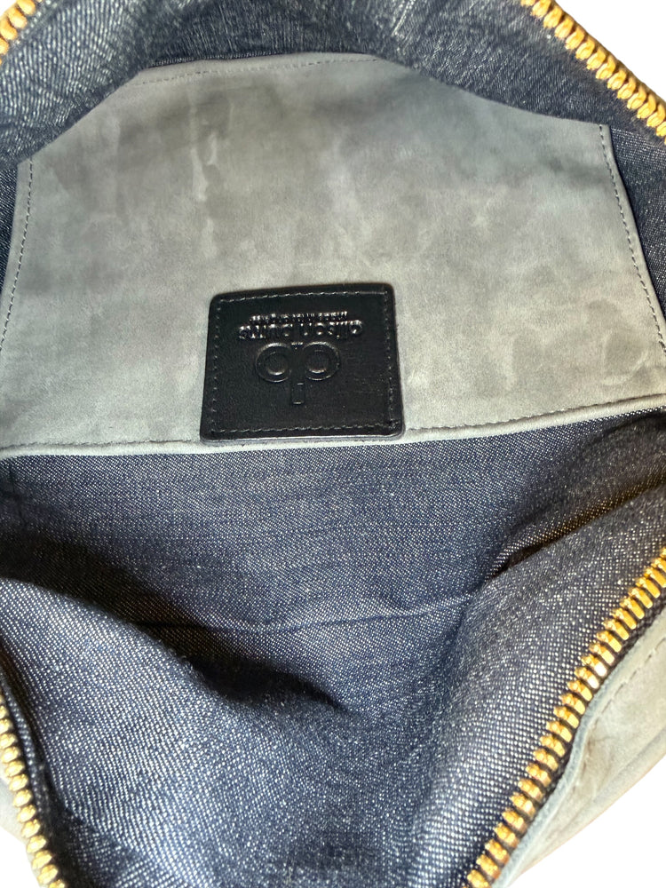 The Joan Grey Velvet Suede