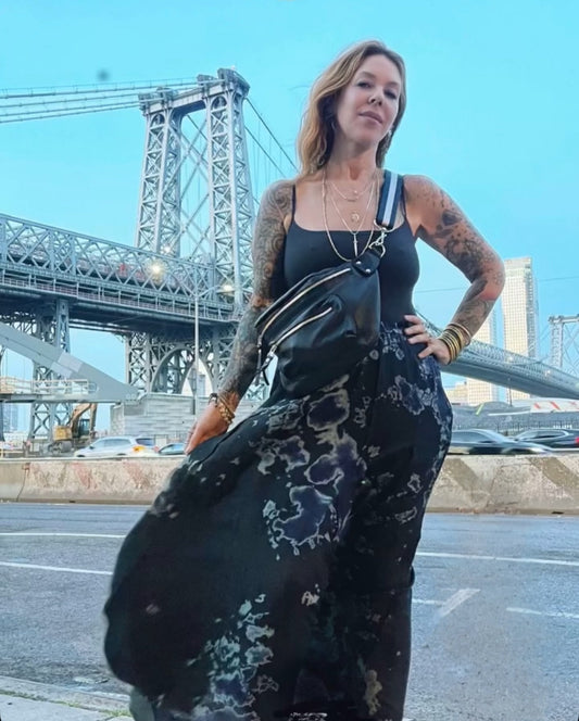 The Joan Black Crossbody Bag