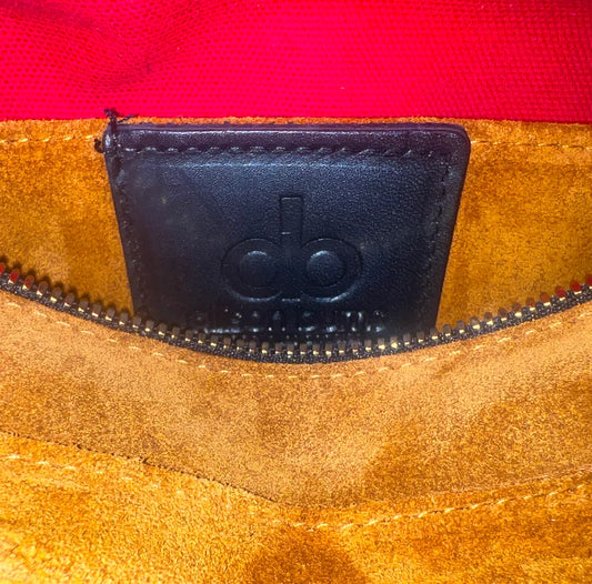 The Joan Caramel Suede Bag