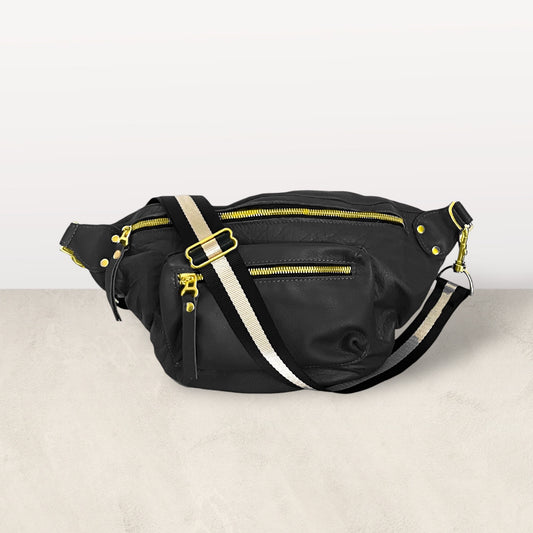 The Joan Black Crossbody Bag