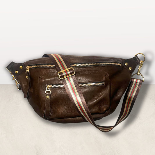 The Joan Chocolate Crossbody Bag