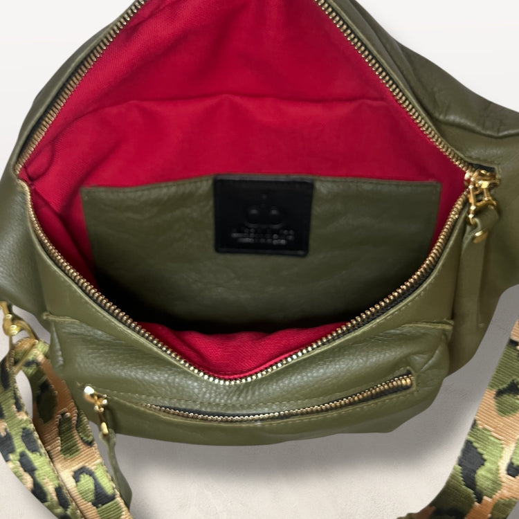 The Joan Army Crossbody Bag
