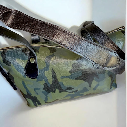 The Mini Tote in Army Camo