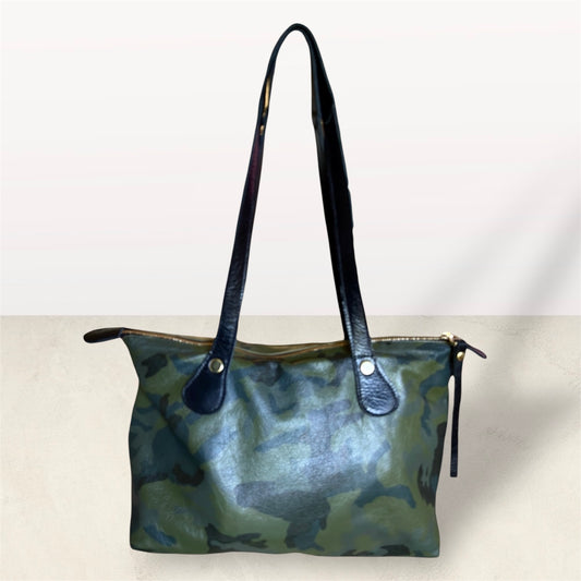 The Mini Tote in Army Camo