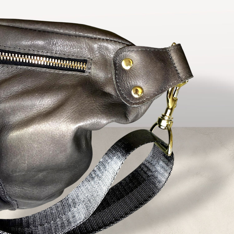The Joan Grey Leather Bag